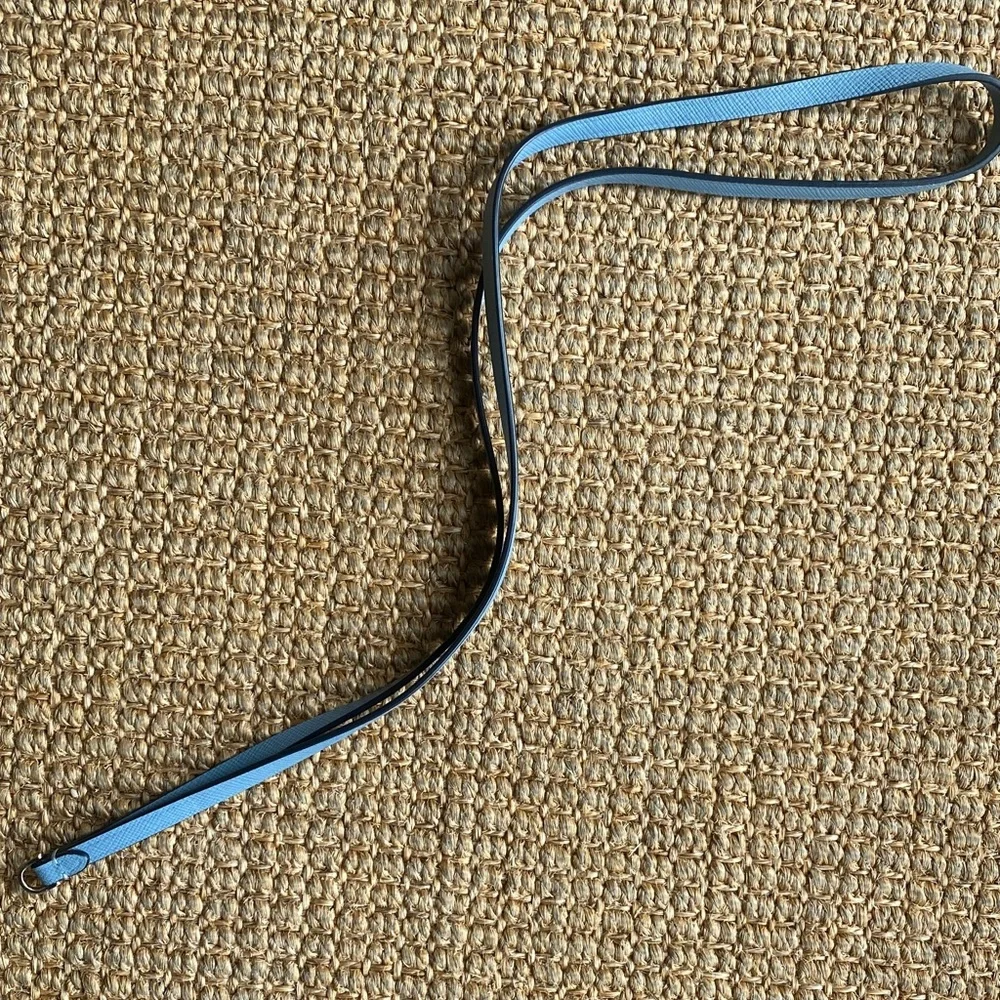 Kate spade Blue Leather lanyard